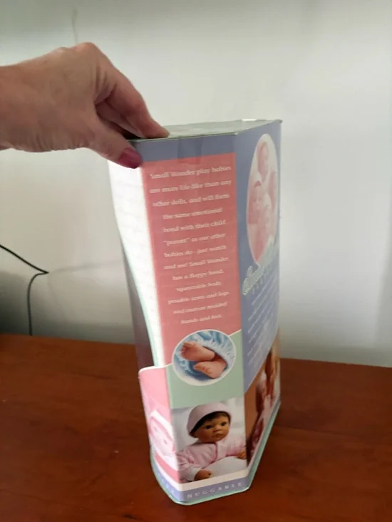 Lee Middleton Small Wonder Baby Doll Blonde Blue Eyes NIB Vintage Realistic - Picture 6 of 8